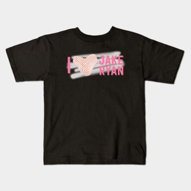 I Love Jake Ryan Kids T-Shirt by chancgrantc@gmail.com